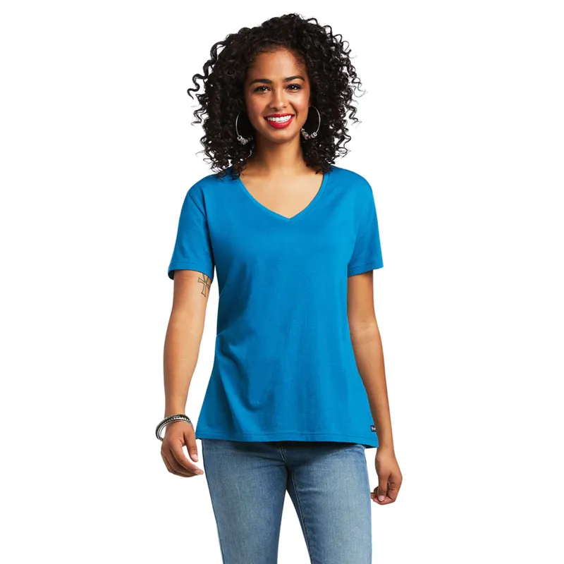 Ariat Women's Element T-Shirt - Saxony Blue - XS